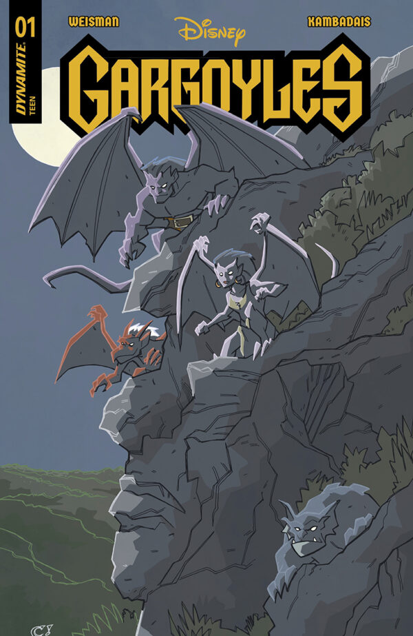 gargoyles 1 night retailer variant cover (2022)