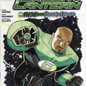 full color GREEN LANTERN sketch cover (GREEN LANTERN 13)