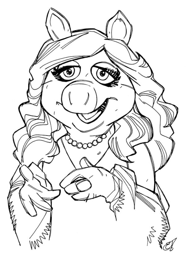 MUPPETS miss piggy sketch