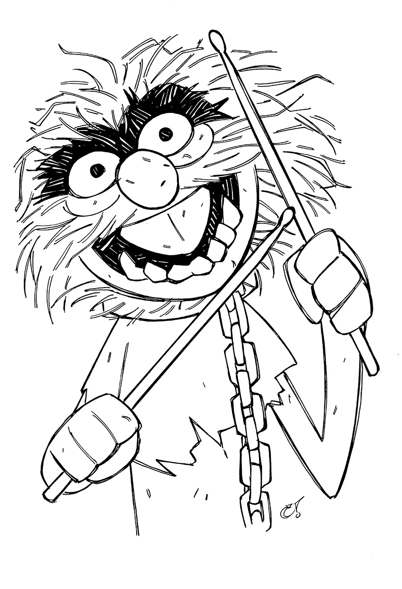 Muppets animal sketch craig rousseau