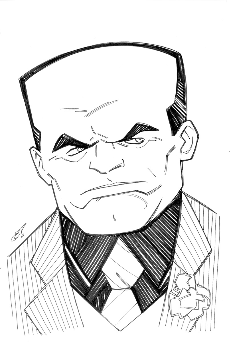 Hammerhead head sketch craig rousseau