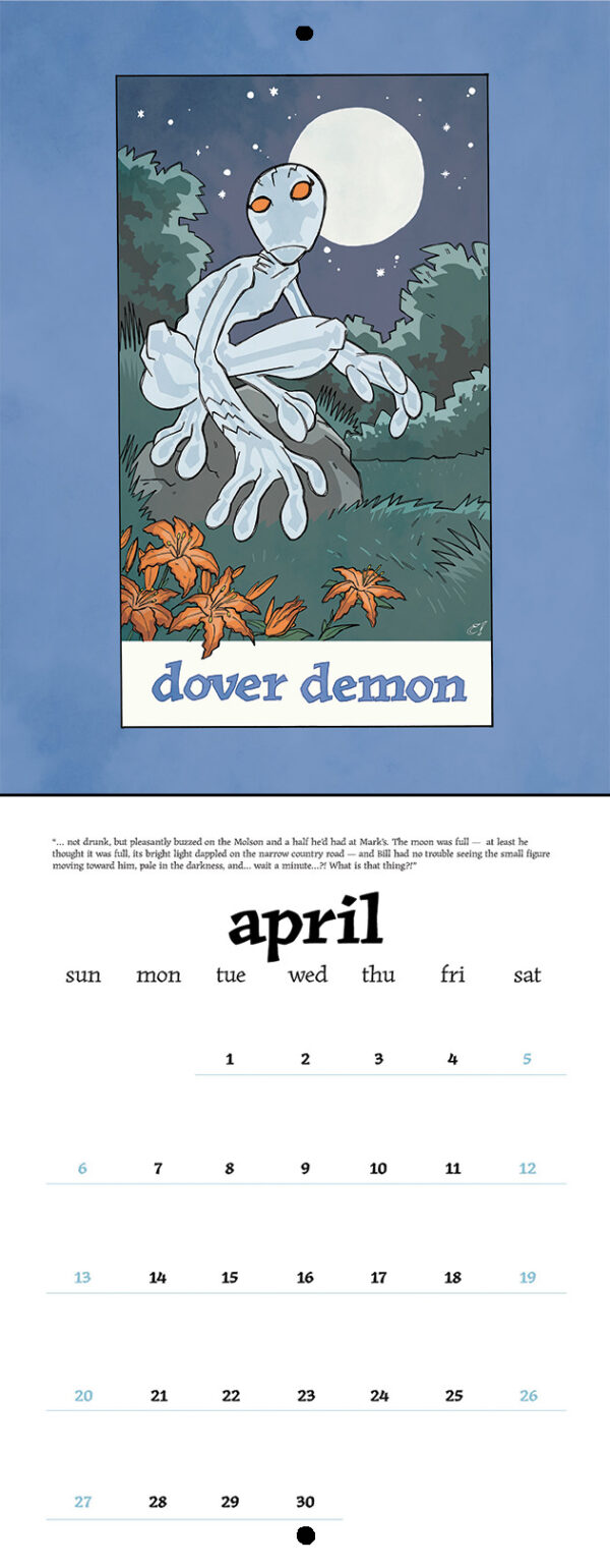 CRYPTIDS 2025 wall calendar - Image 2