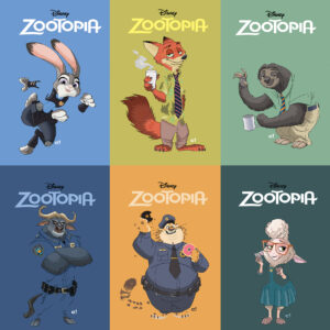 ZOOTOPIA 1-6 (regular covers)