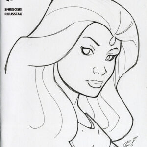 HERCULOIDS sketch cover TARA head sketch