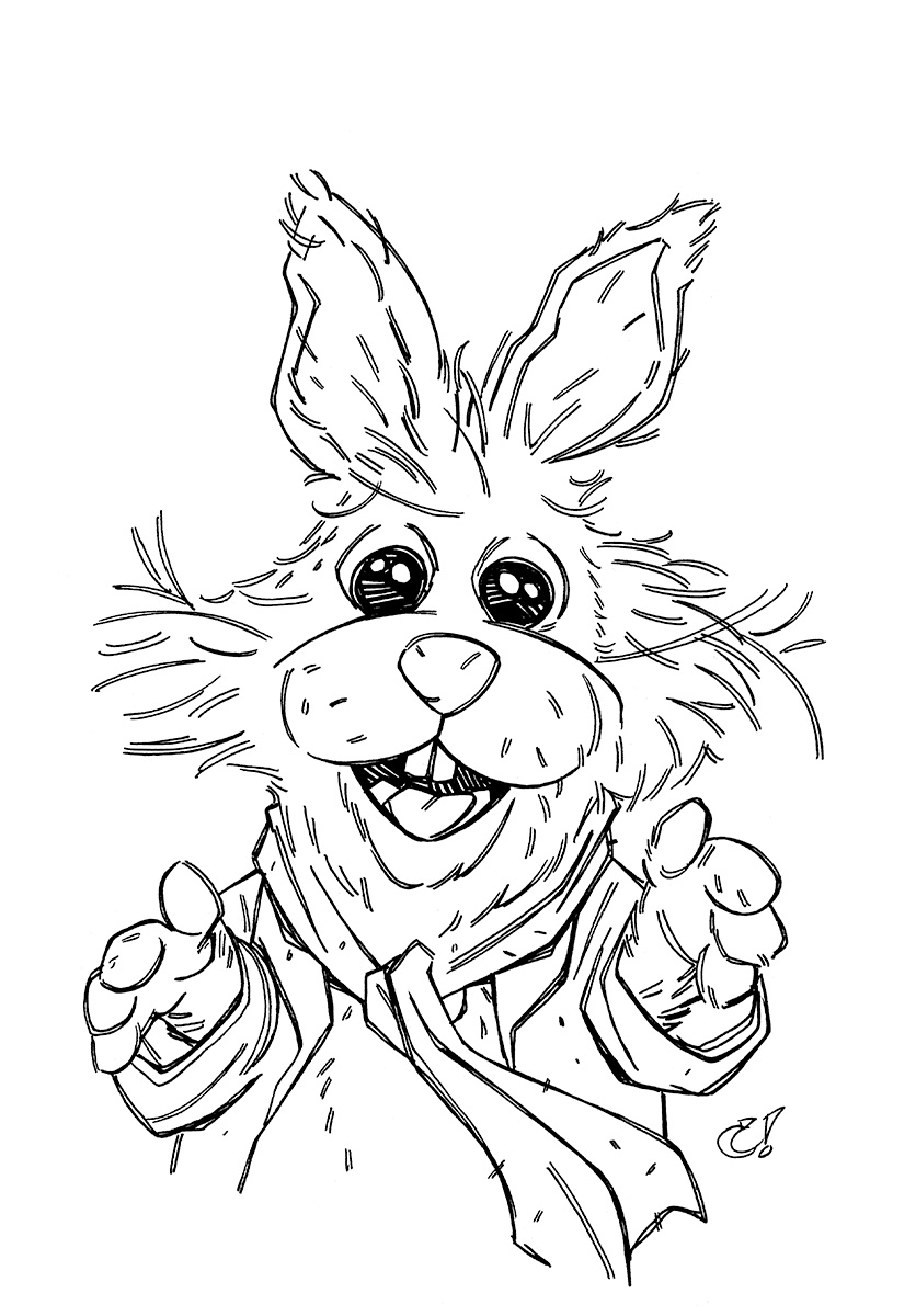 muppets-beanbunny-bw