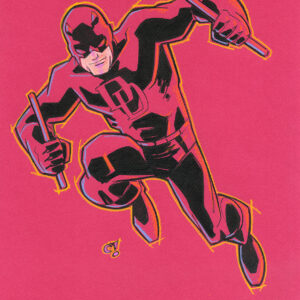 DAREDEVIL canson paper sketch