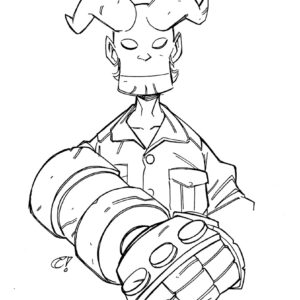 young hellboy study