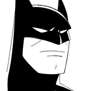 batman b/w sketch